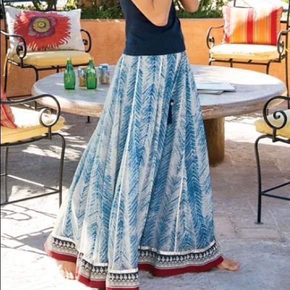 soft surroundings maxi skirt